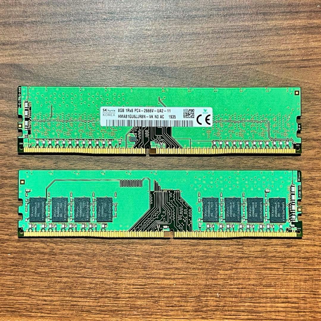 SK hynix PC4-2666V-8GB 2枚