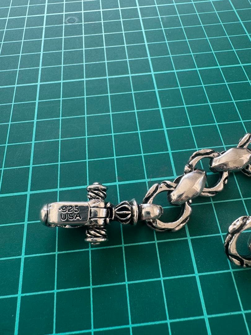 レナードカムホートレプリカ　シルバー チェーンブレスレット