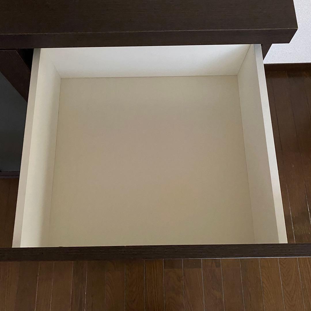 リビングキャビネット 食器棚 リビング収納 チェスト ダークブラウン