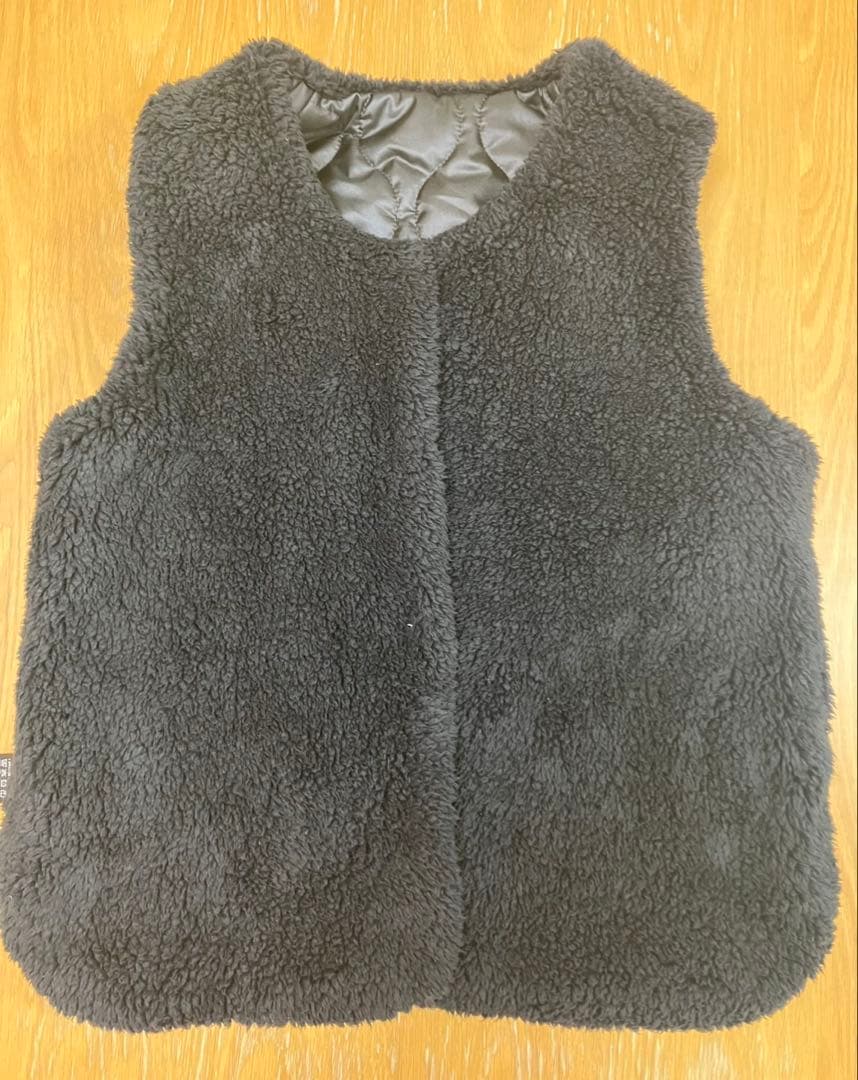 LUGHウォーマーベスト ショート レギュラーフィット ミッドナイトブラック