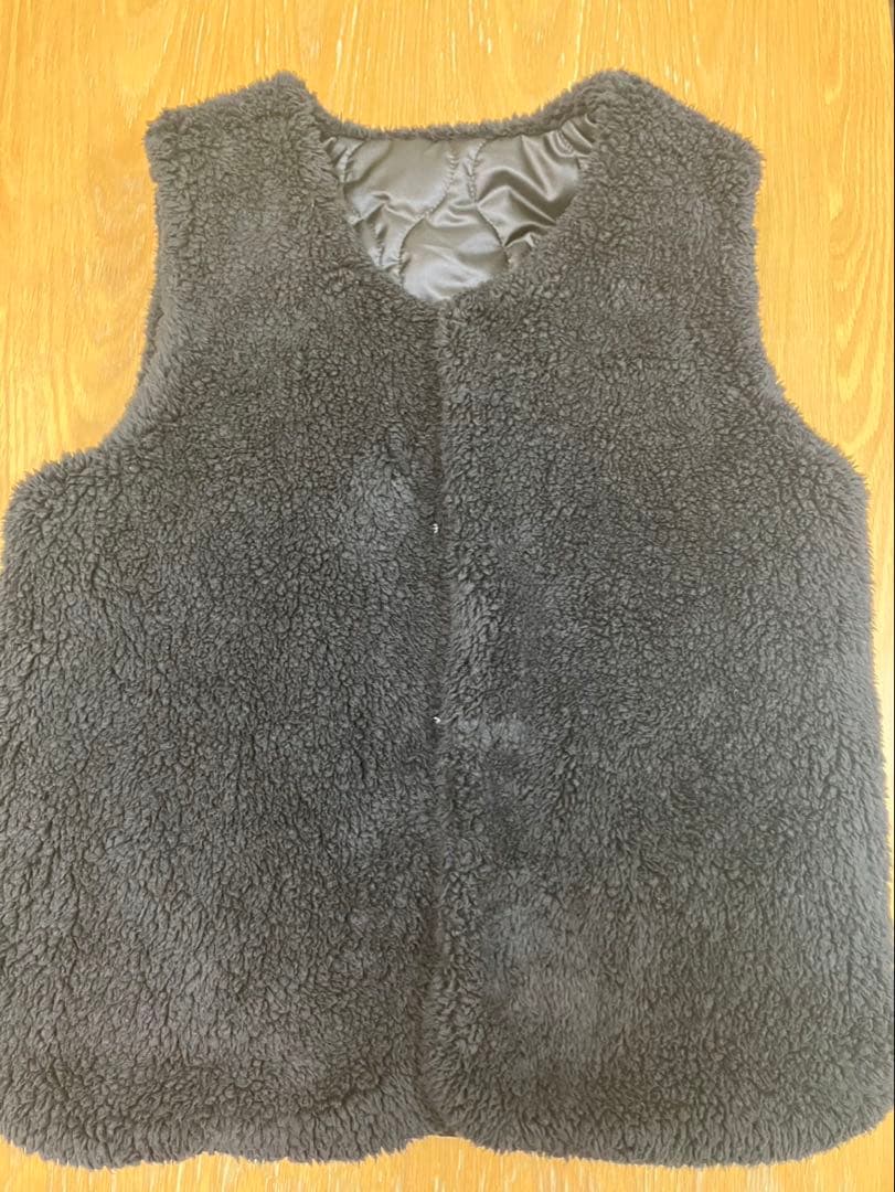 LUGHウォーマーベスト ショート レギュラーフィット ミッドナイトブラック