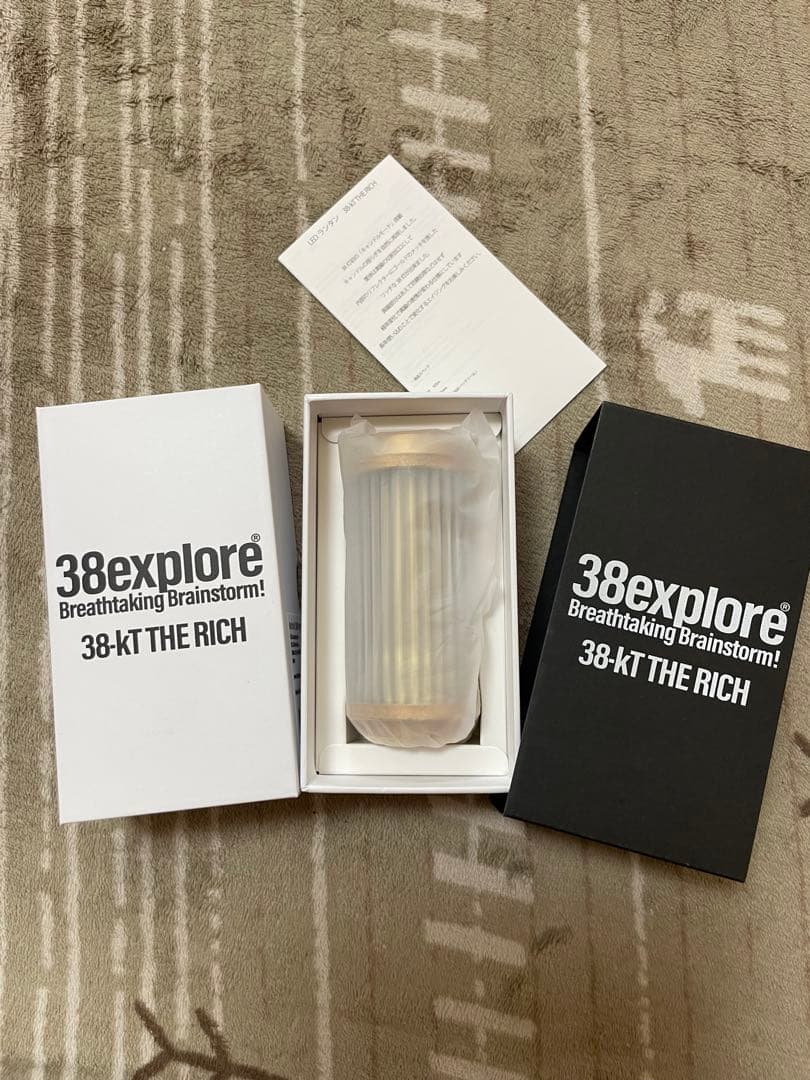 38-kT THE RICH 38灯 真鍮　【新品未使用品】