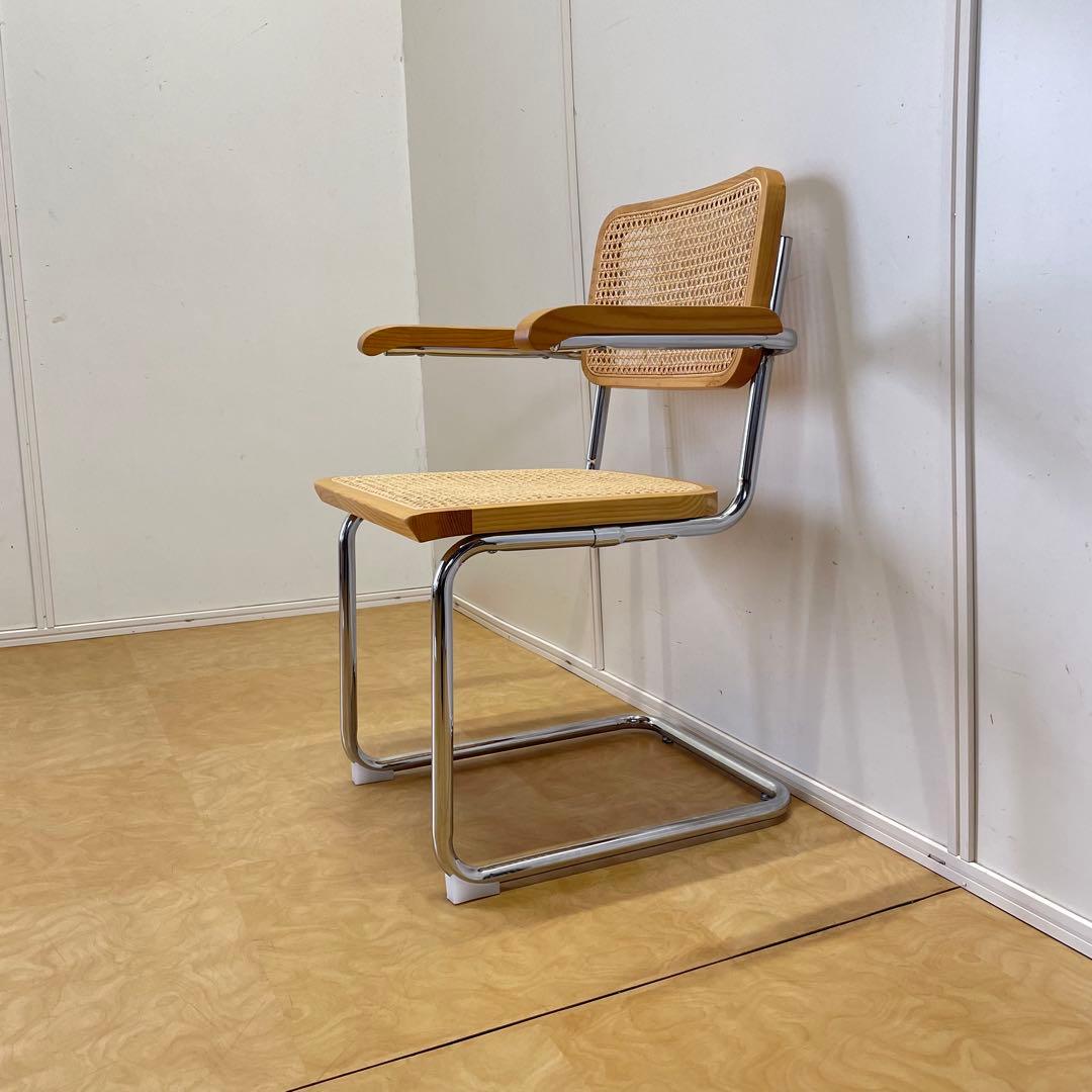 チェスカチェア リプロダクト マルセルブロイヤー アームチェア 椅子 籐 ラタン