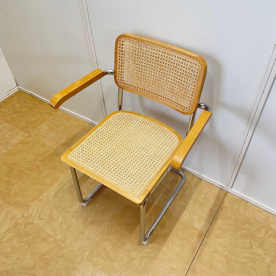 チェスカチェア リプロダクト マルセルブロイヤー アームチェア 椅子 籐 ラタン