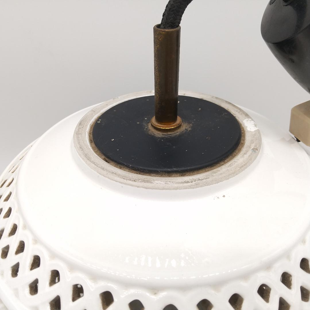 2887番 ジャパニーズモダン 陶器製 ペンダントランプ 照明