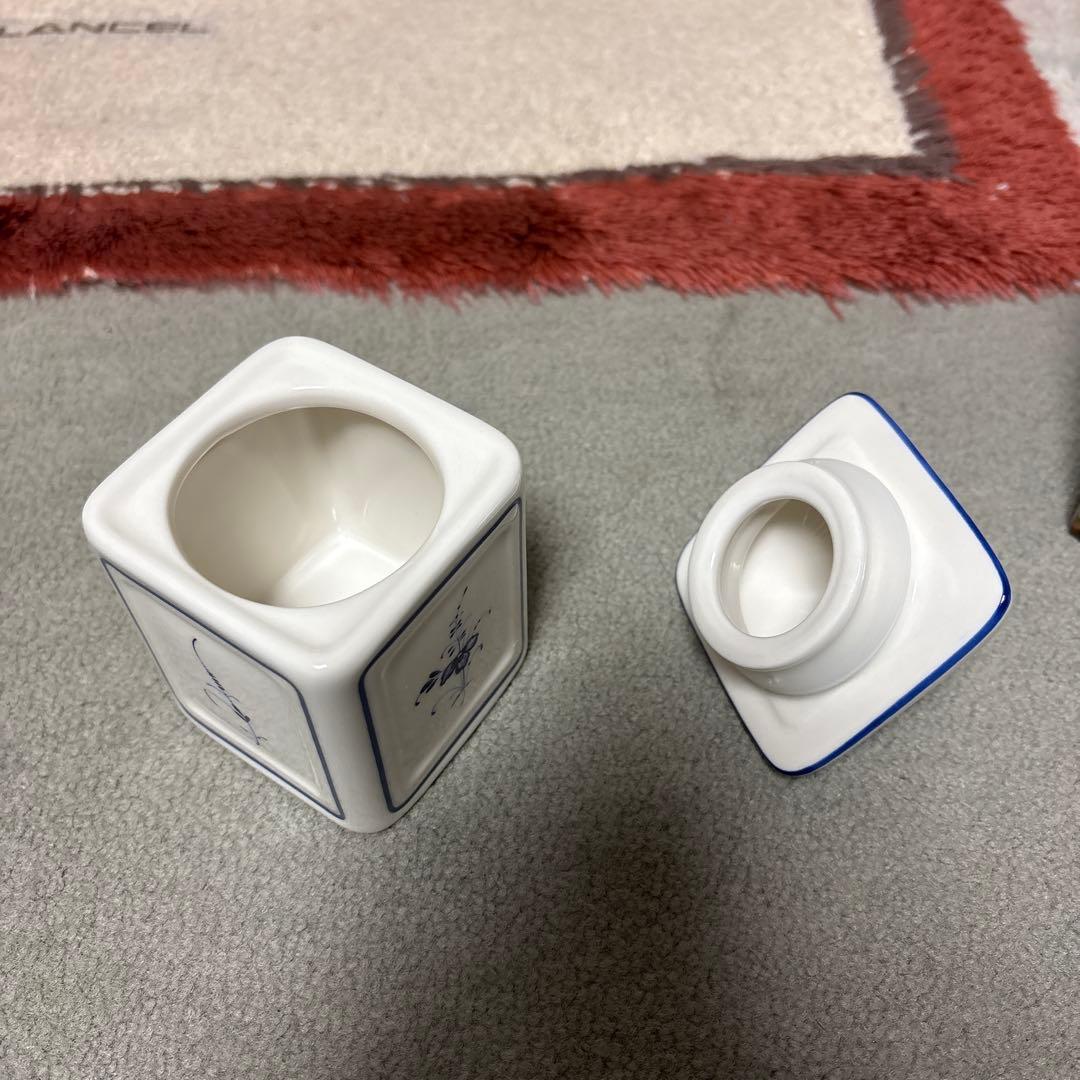 【海外雑貨】ドイツ発★ Villeroy&Boch四角形キャニスター 箱付き!