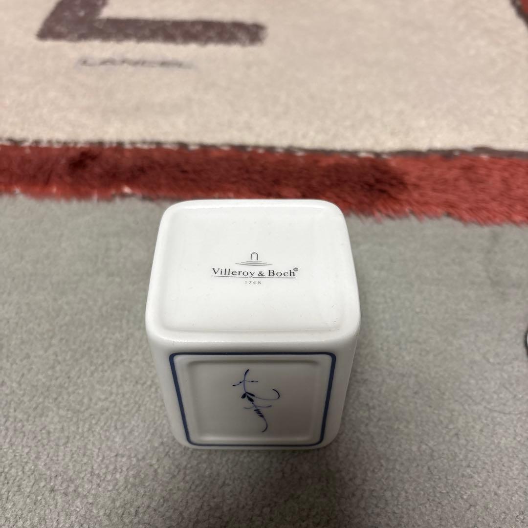 【海外雑貨】ドイツ発★ Villeroy&Boch四角形キャニスター 箱付き!