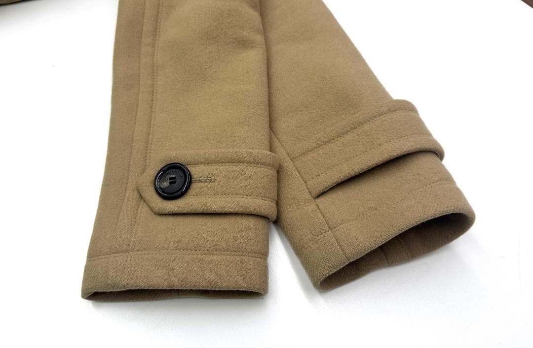 ★ BURBERRY三陽商会 ウールブレンド ダッフルコート 38　ベージュ系