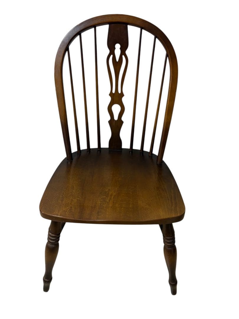 飛騨産業　キツツキマーク　アンティーク　ダイニングチェア　ウィンザーチェア