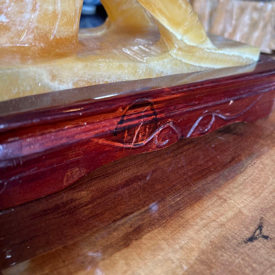 天然石　馬　午年 干支飾り　金運