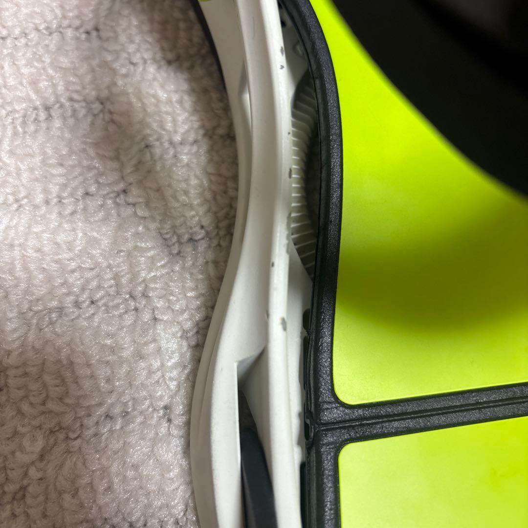 22-23 FLUX DSスノーボードビンディング ホワイト/イエロー　Mサイズ