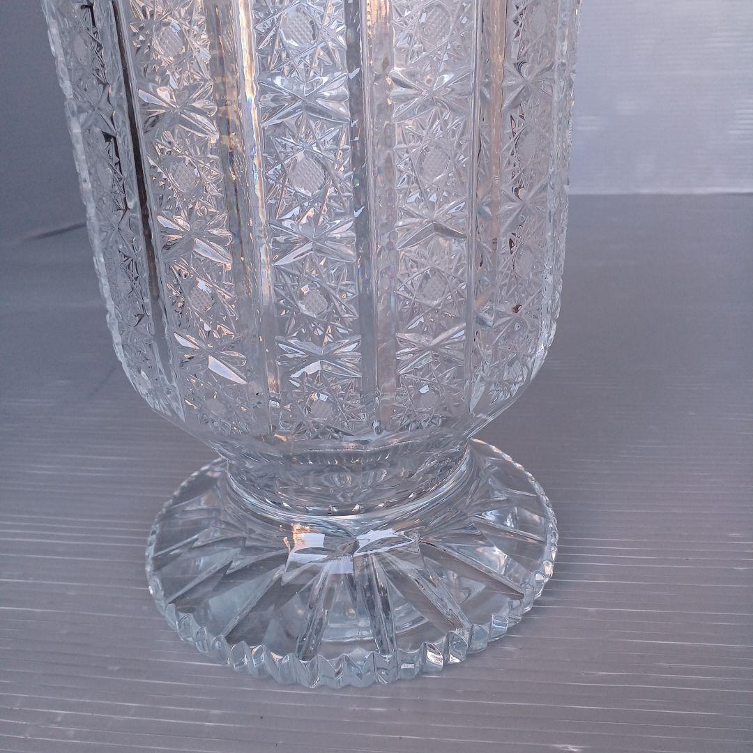 VITRON　ヴィトロメタン　クリスタルガラス　フラワーベース　花瓶