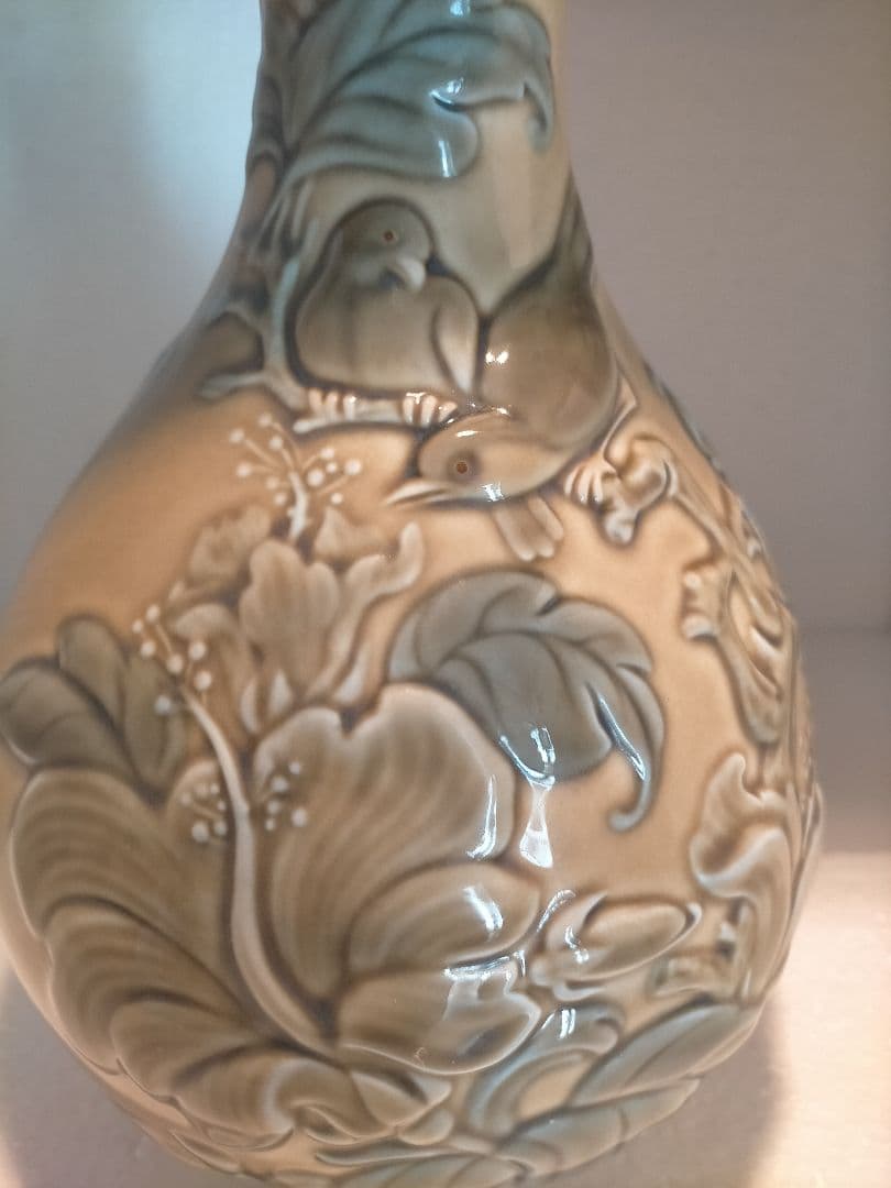 リヤドロ lladro 「sparrows and flowers vase」