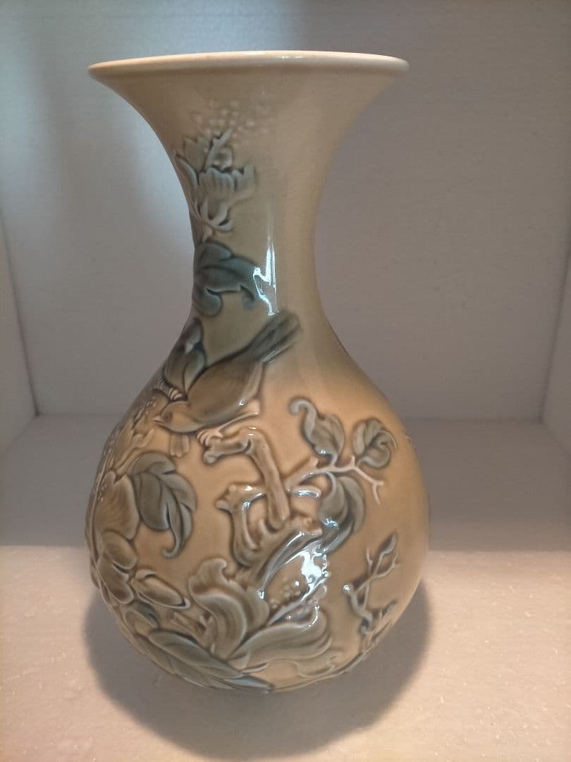 リヤドロ lladro 「sparrows and flowers vase」