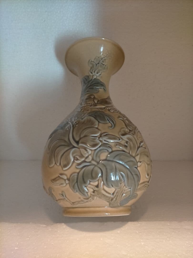 リヤドロ lladro 「sparrows and flowers vase」