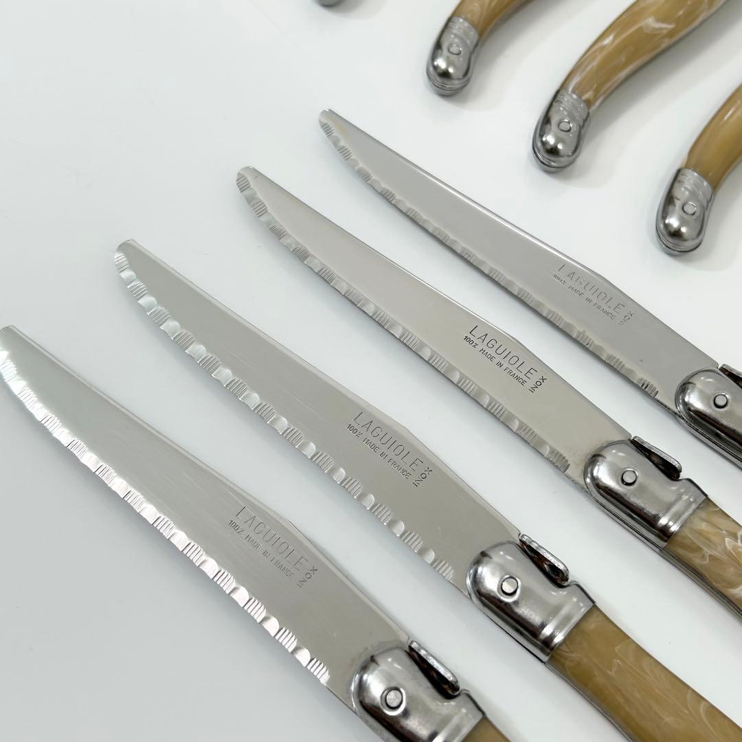 LAGUIOLE ラギオール ライヨール カトラリーセット アイボリー 12本