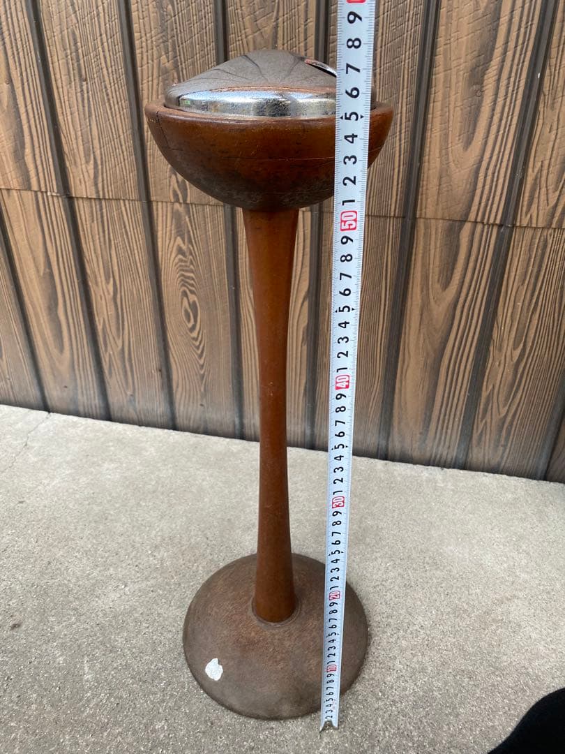 木製灰皿スタンド　ヴィンテージ 70's スタンド灰皿　モダン　灰皿