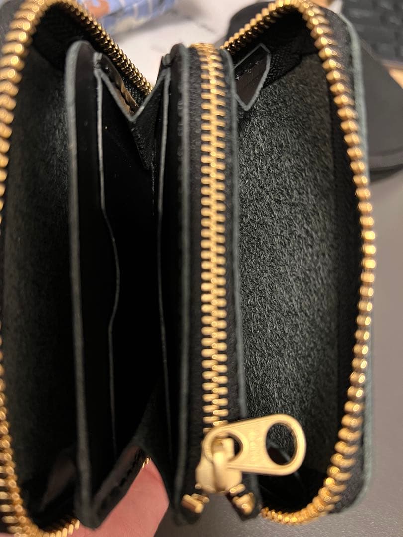 HERZ フルジップミニ財布　ブラック