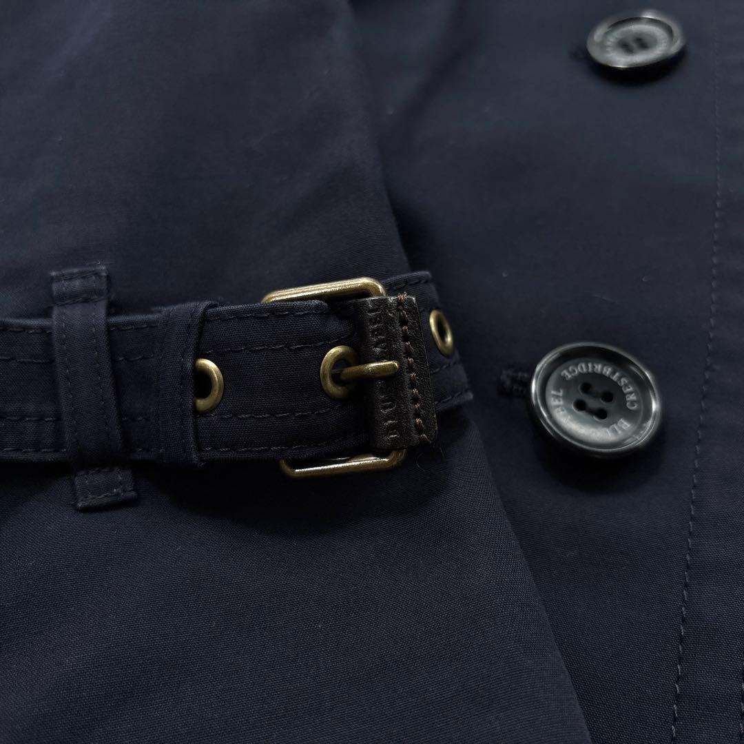 美品】ブルーレーベルクレストブリッジ　トレンチコート　ライナー　チェック　ベルト