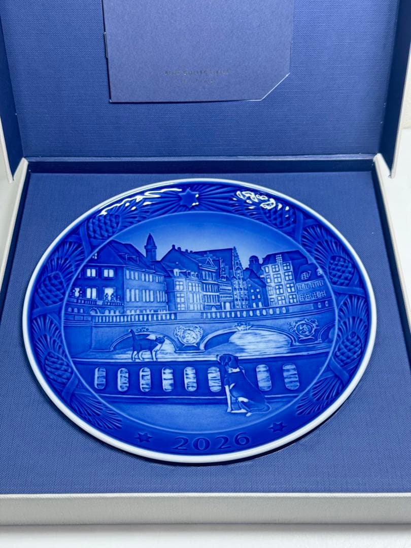 新品ブルーコレクタブル ロイヤル コペンハーゲン イヤープレート 2026年版