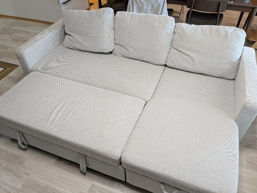 【port.】ニトリ カウチ ソファベッド ノアーク2 グレー 取説付き