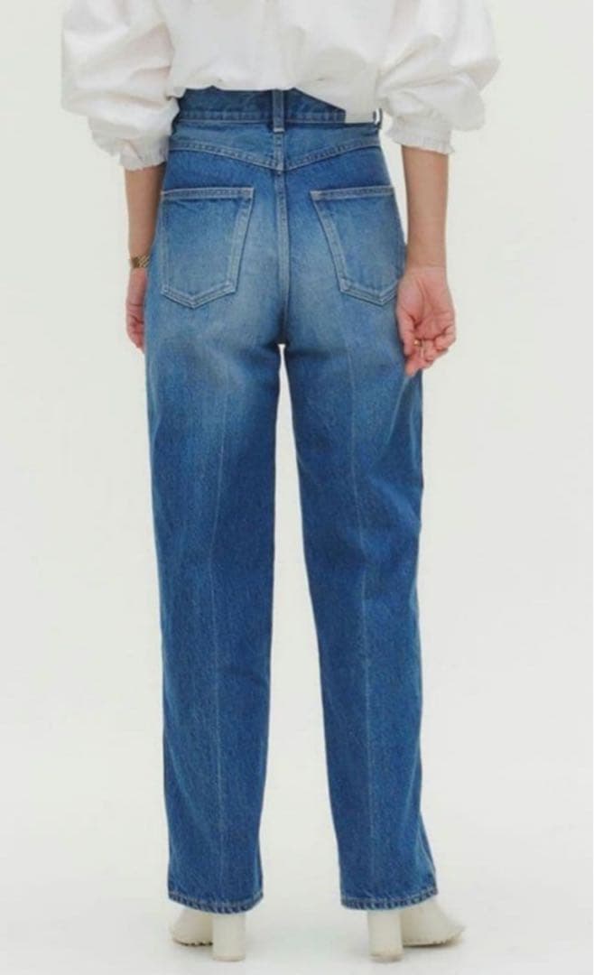 yori Audrey テーパードデニム　34