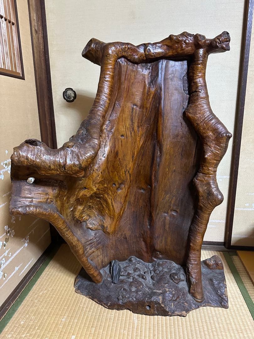 【一枚板　インテリア　木　天然　 衝立　玄関飾り