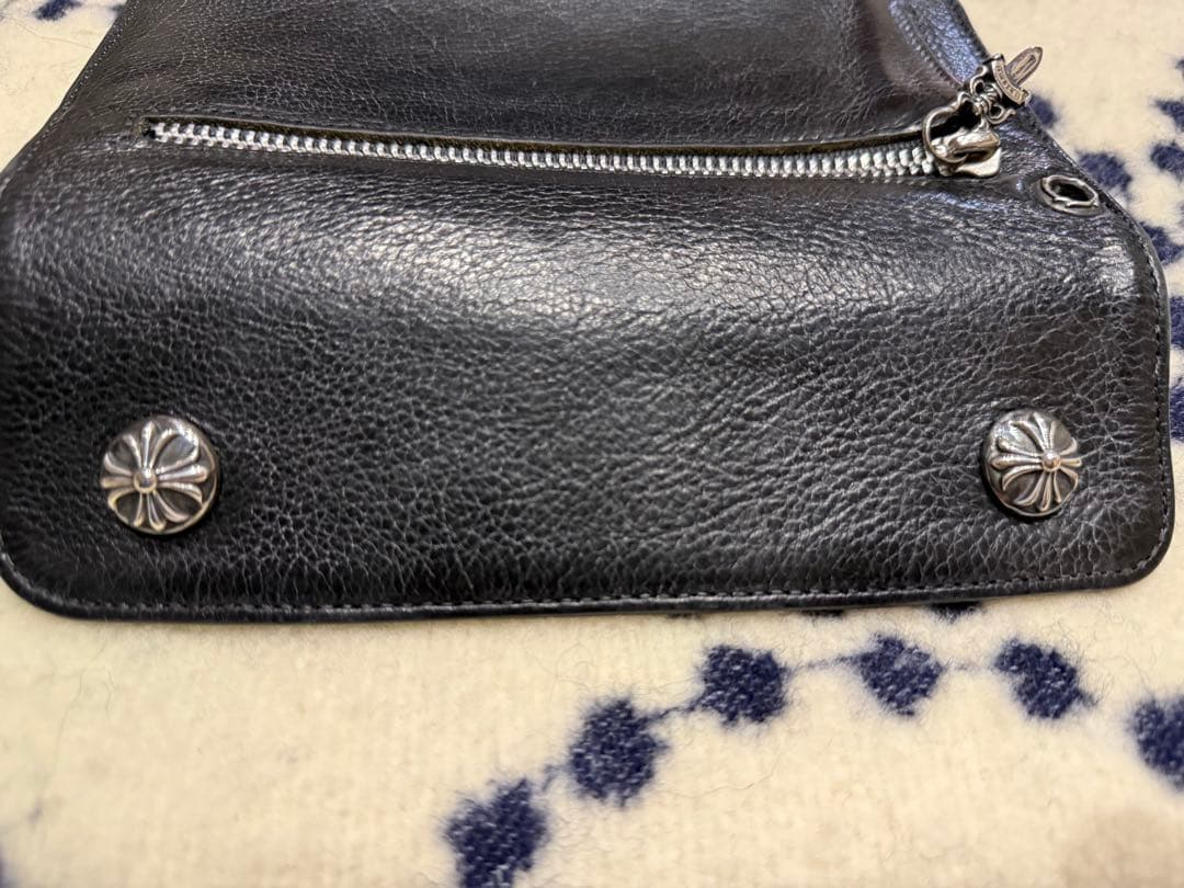 【早い者勝ち】クロムハーツ　CHROME HEARTS ウェーブウォレット　牛革