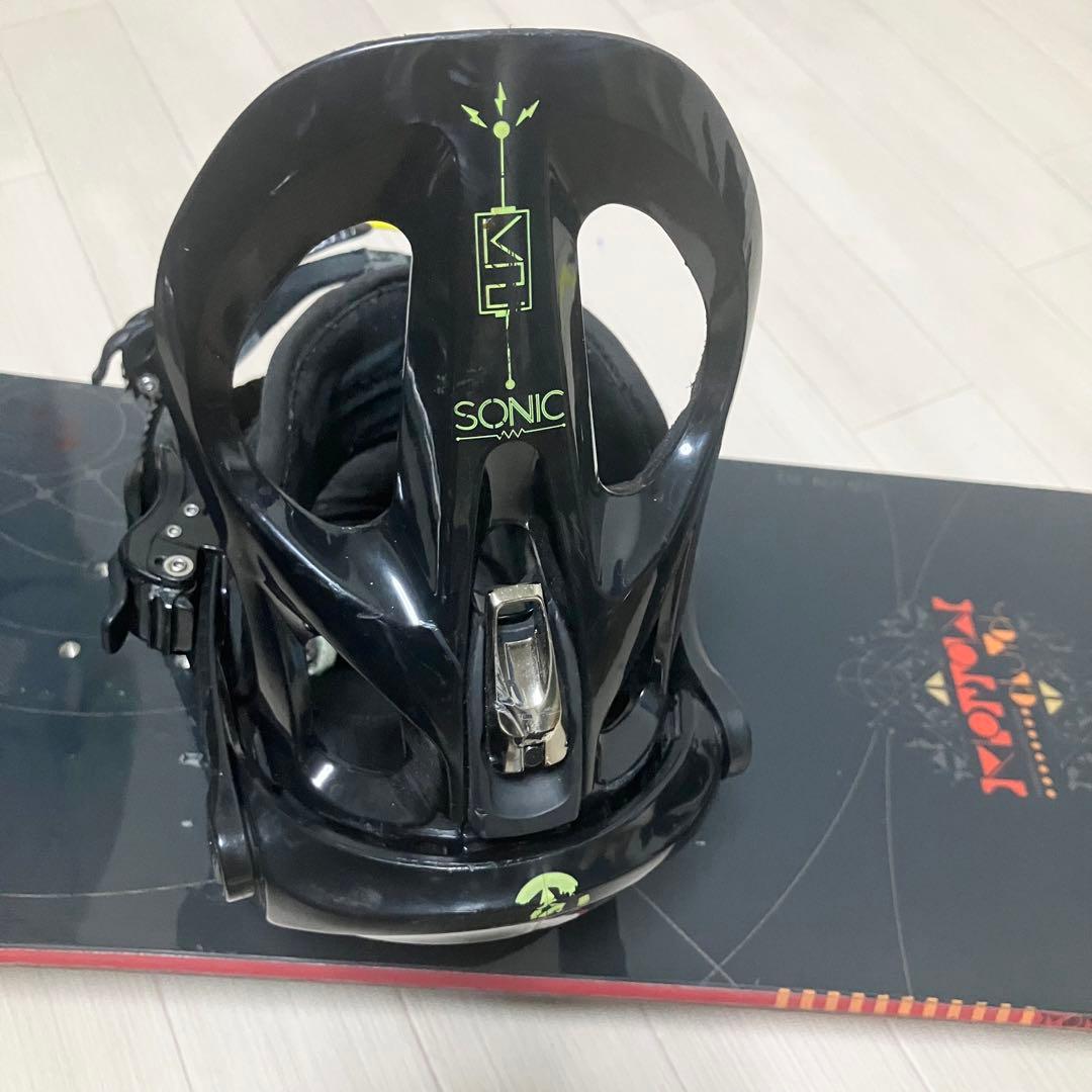 morrow CLUTCHモロー スノーボード152cm/k2 SONICバイン