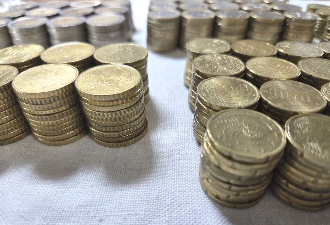 ユーロ　外貨　古銭　外国　　海外　為替　ドル　ポンド　旧硬貨　貨幣　マルク