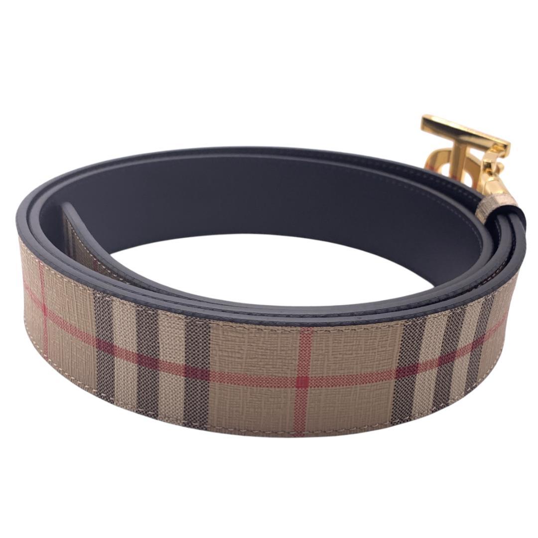 美品★Burberry　バーバリー　ベルト　リバーシブル100-110cm