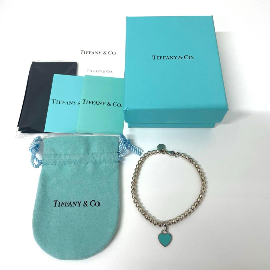【TK】TIFFANY&Co リターントゥハート　ブレスレット　ブルー