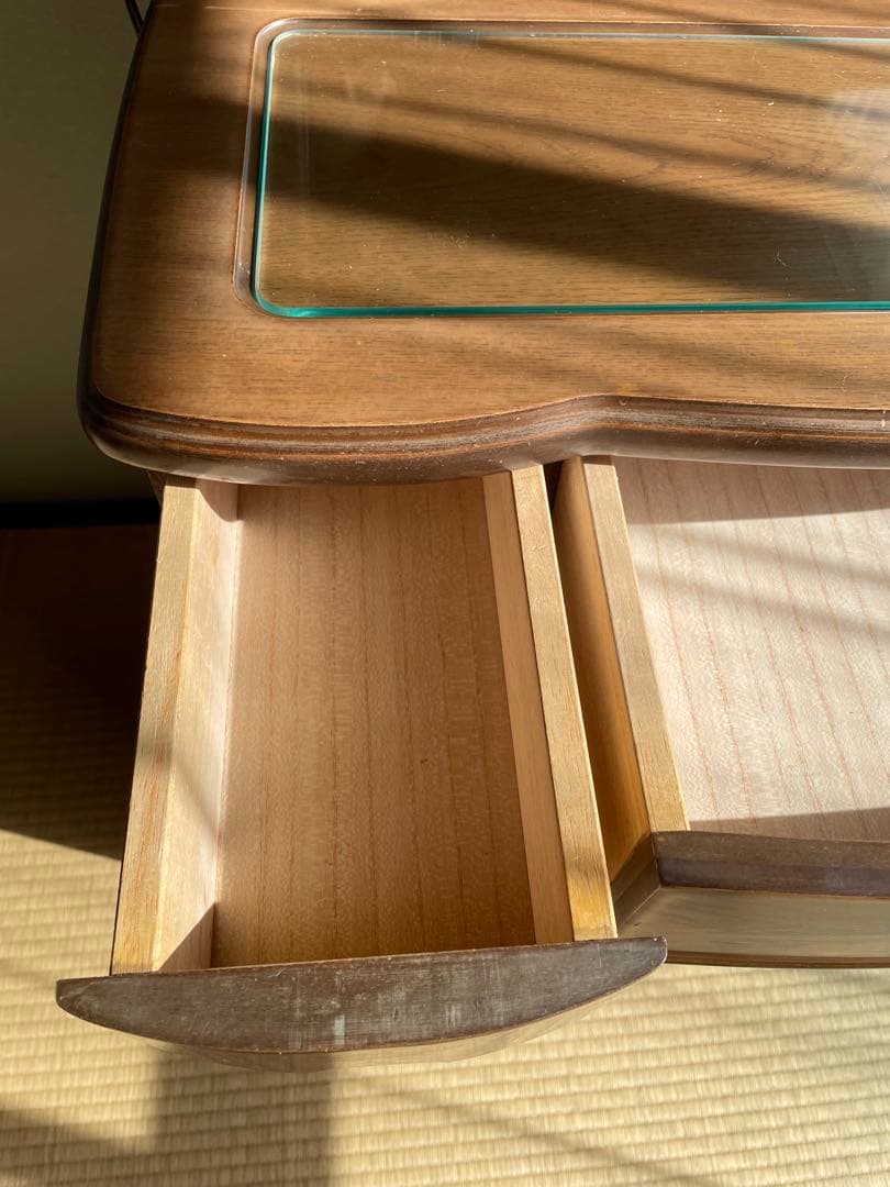 ドレッサー　鏡台　木製　ナラ