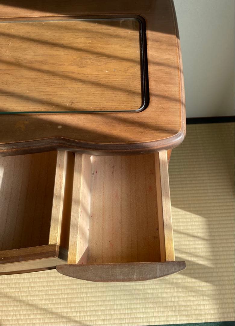 ドレッサー　鏡台　木製　ナラ