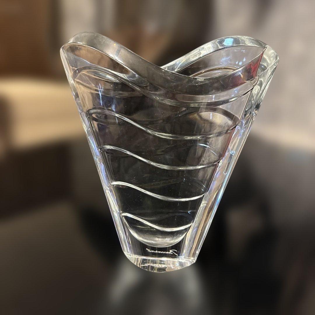 バカラ　フラワーベース　花瓶　オブジェ