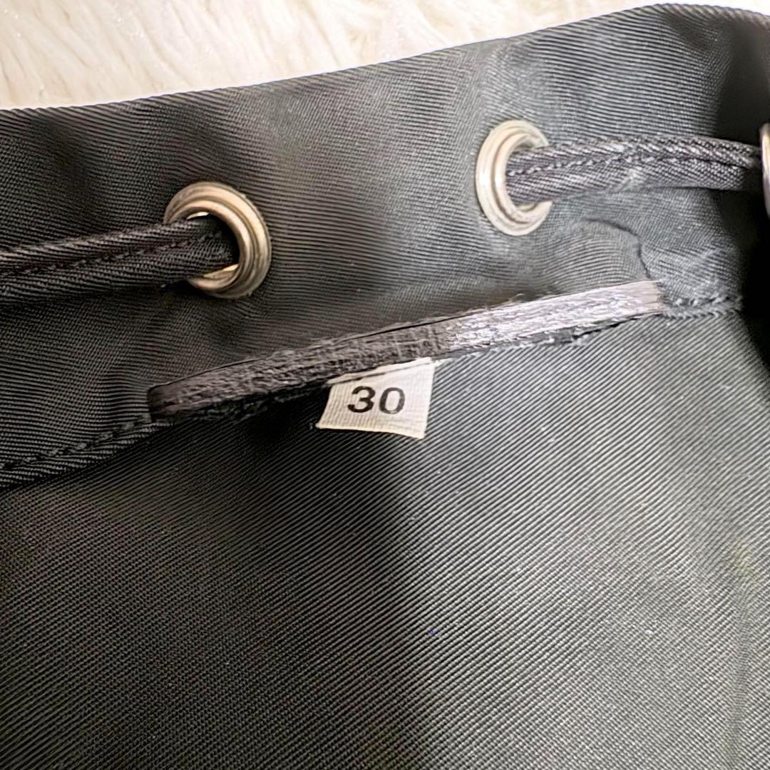 PRADA プラダ 巾着　白タグ　ポーチ バニティ 三角ロゴ　テスート　ナイロン