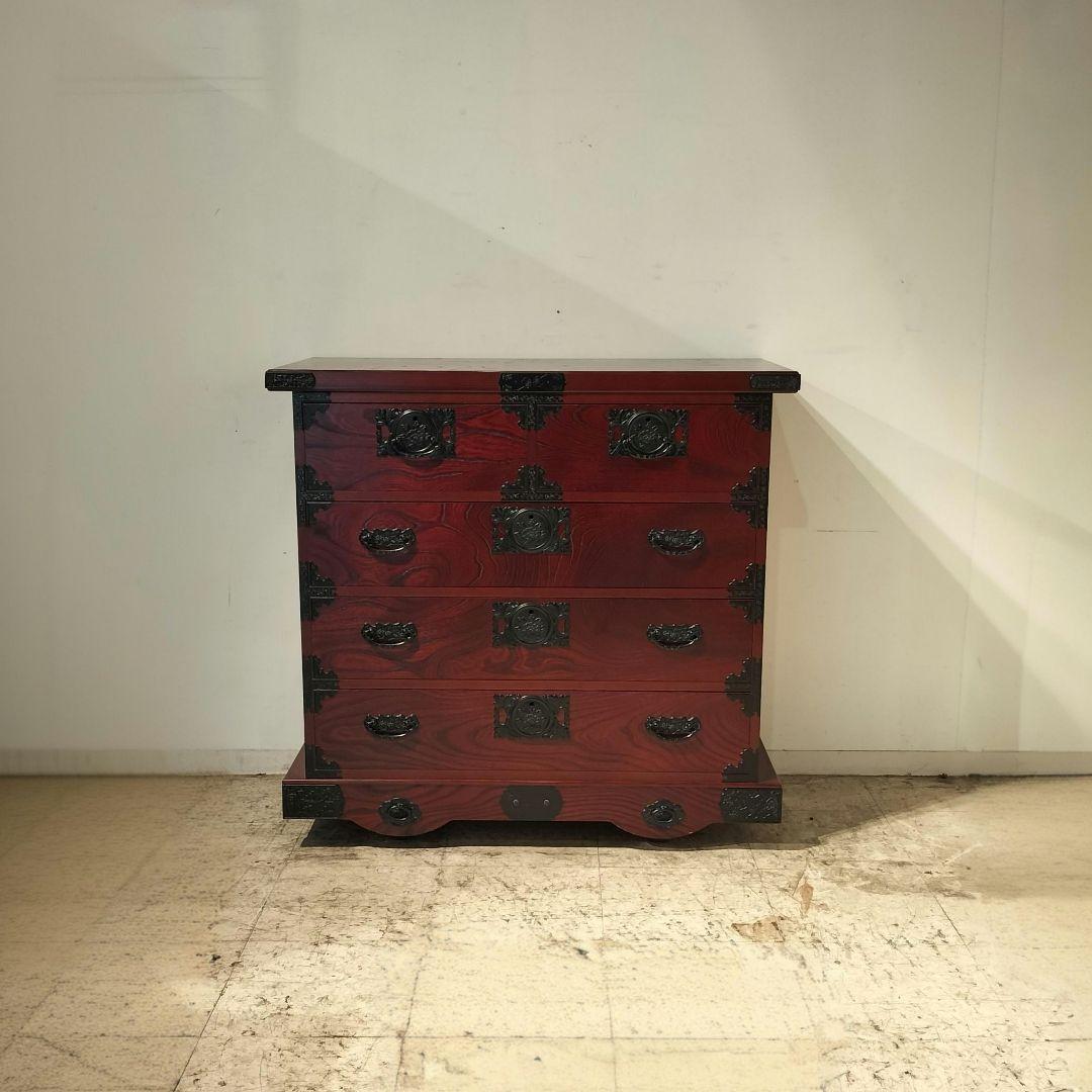 M●Sale東名 飛鳥民芸家具　欅箪笥 車箪笥 和　チェスト　時代箪笥