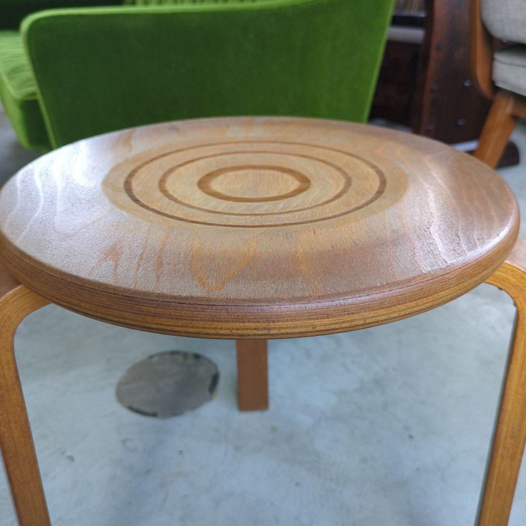 希少◆ビンテージ 丸椅子 スツール スタッキングチェア Yamaguchi 日本