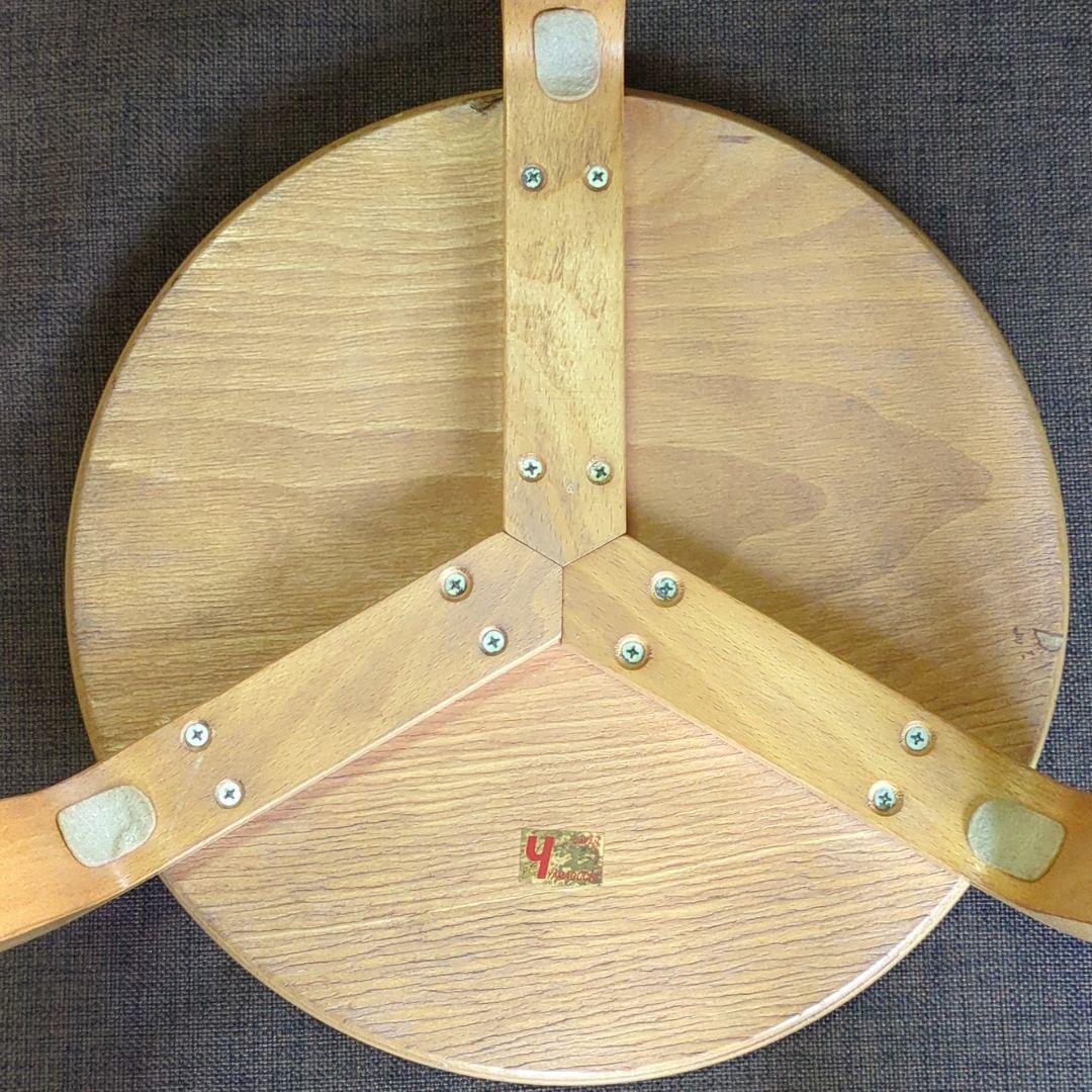 希少◆ビンテージ 丸椅子 スツール スタッキングチェア Yamaguchi 日本