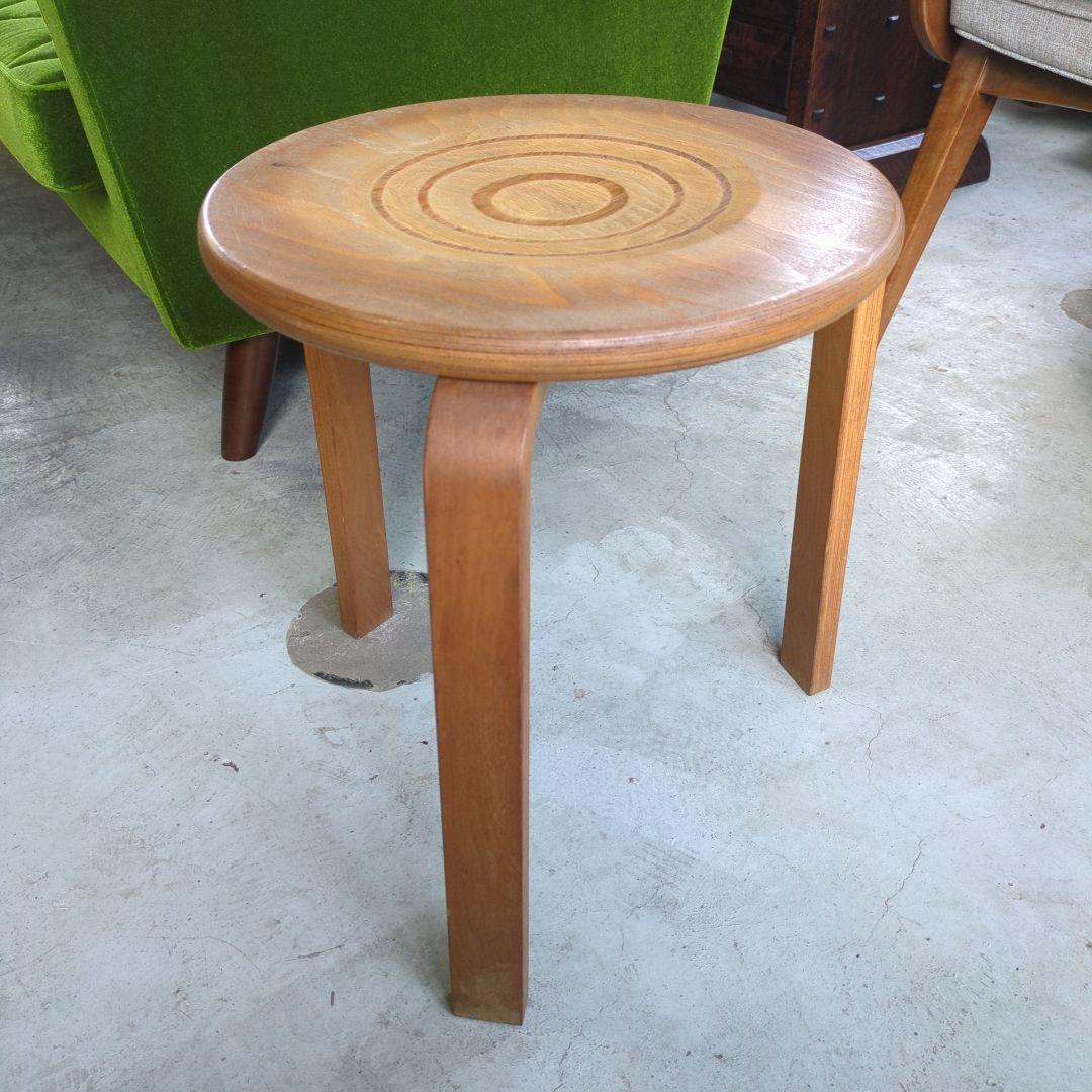 希少◆ビンテージ 丸椅子 スツール スタッキングチェア Yamaguchi 日本