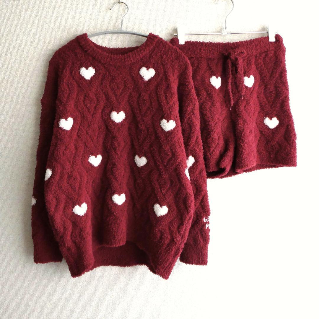 gelato pique　ハートアラン プルオーバー パンツ 上下 セットアップ