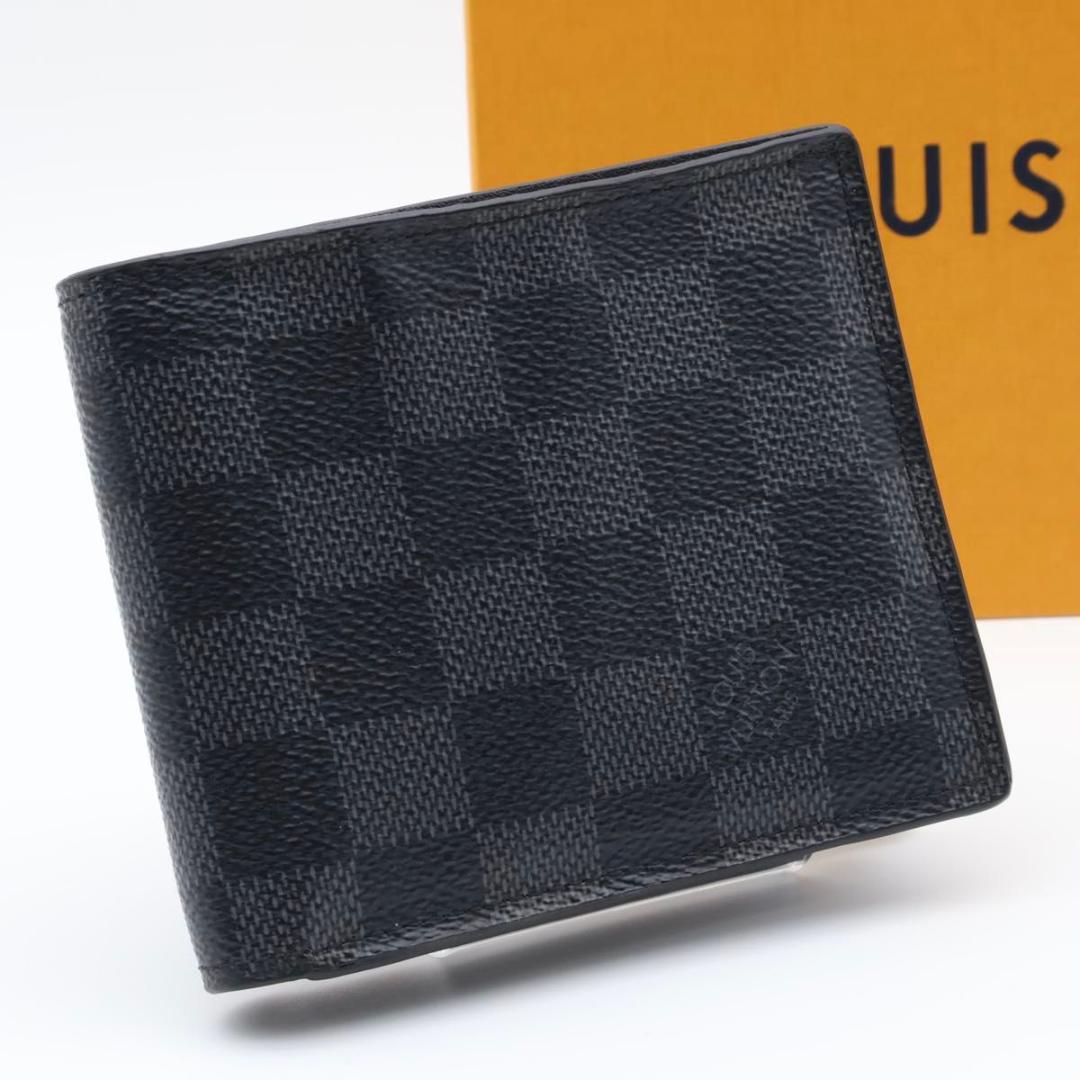 【SALE】ルイヴィトン　ポルトフォイユマルコNM ダミエグラフィット　二つ折り