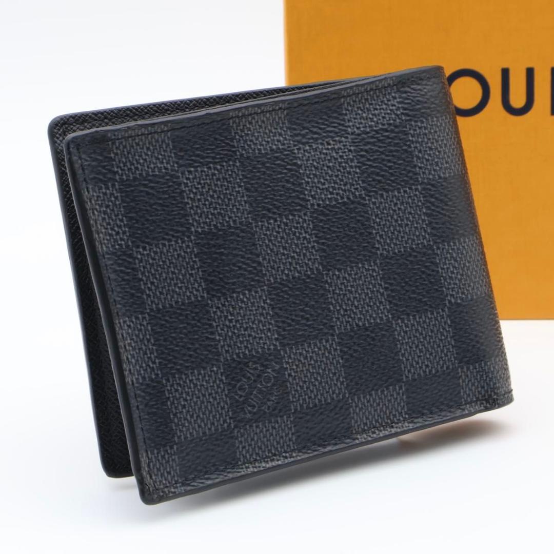 【SALE】ルイヴィトン　ポルトフォイユマルコNM ダミエグラフィット　二つ折り