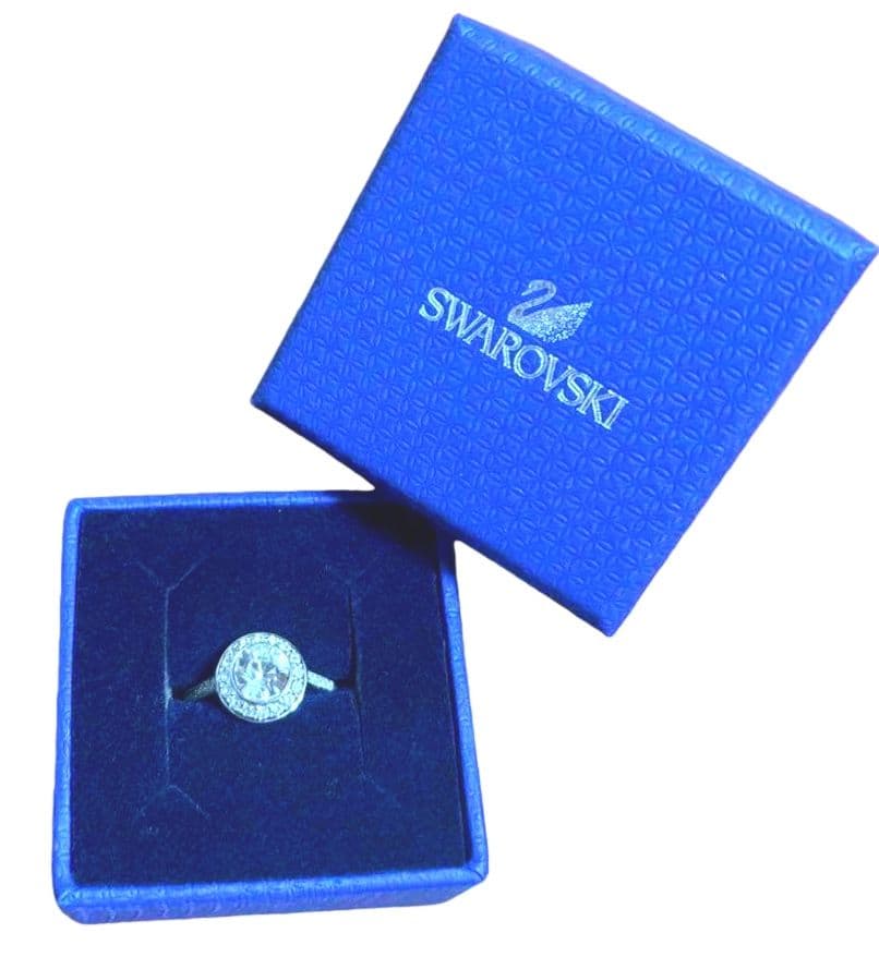 スワロフスキー SWAROVSKI リング 指輪 クリスタル シルバー 52