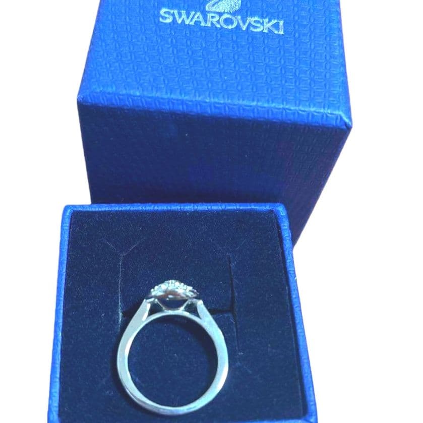 スワロフスキー SWAROVSKI リング 指輪 クリスタル シルバー 52