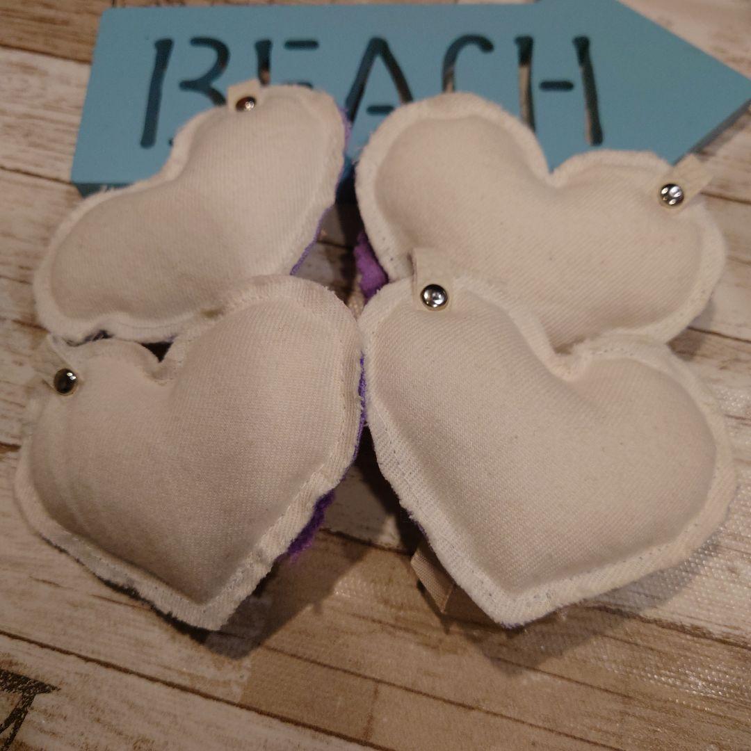 メグえもん様　637☆ぷっくりハートキーホルダー４個セット