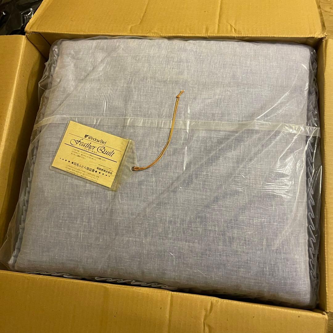 【期間限定値下げ⭐︎12/23迄】羽毛ふとん　羽毛布団　Window bird