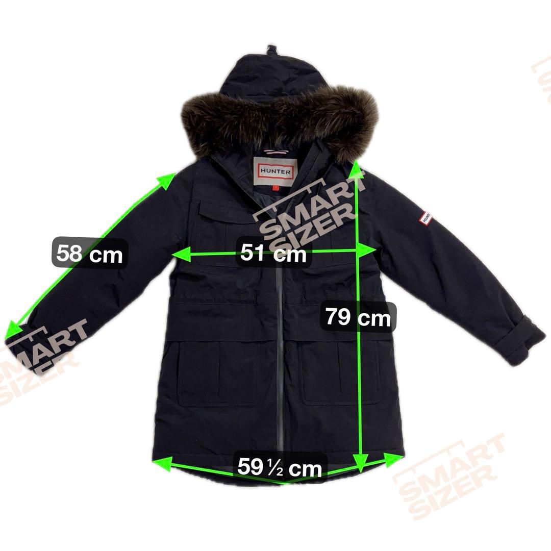 2/1〜2/3値下✨美品⭐︎HUNTER ロングダウンジャケット　ブラック