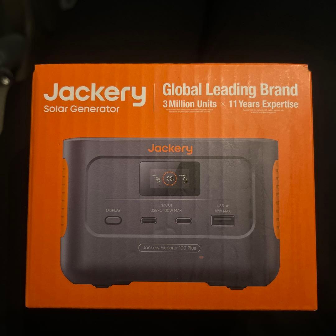 は*る様 新品未使用　Jackery ポータブル電源 100 Plus JE-1