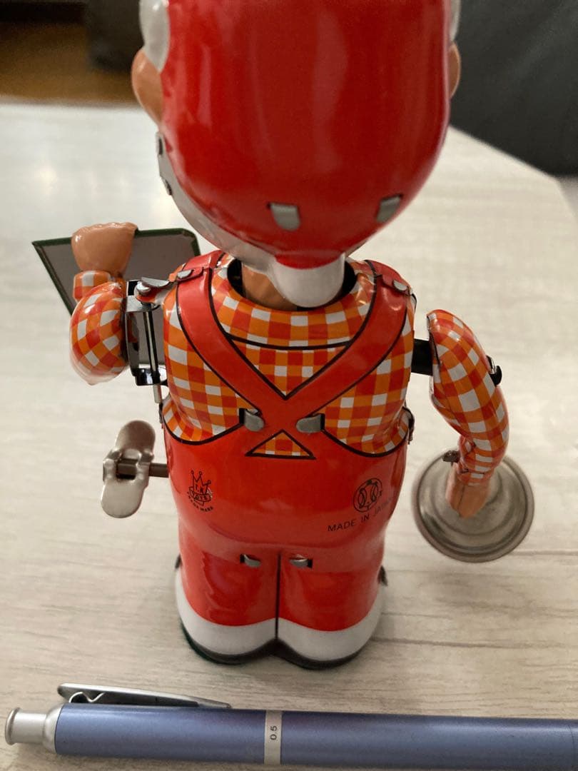 サンタクロースゼンマイ式人形